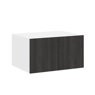Frameless Oak Shade - 33"W × 24"H Deep (24") Wall Bridge Cabinet