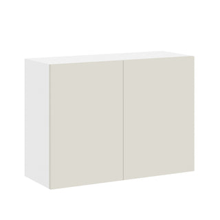 Frameless Matte Ivory - 33"W × 24"H Standard Wall Cabinet