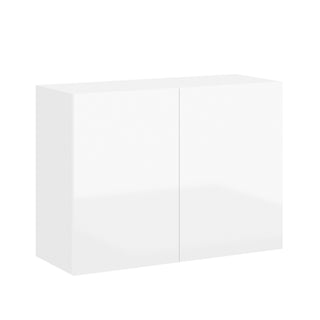 Frameless High-Glossy White - 33"W × 24"H Standard Wall Cabinet