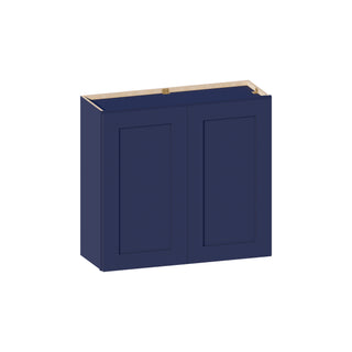 Navy Blue - 33"W × 30"H Standard Wall Cabinet