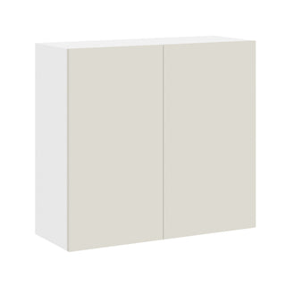 Frameless Matte Ivory - 33"W × 30"H Standard Wall Cabinet