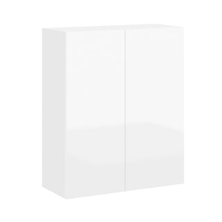 Frameless High-Glossy White - 33"W × 36"H Standard Wall Cabinet