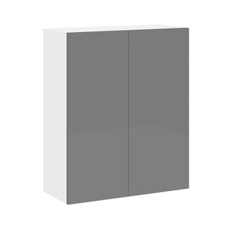 Frameless High-Glossy Gray - 33"W × 36"H Standard Wall Cabinet