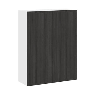 Frameless Oak Shade - 33"W × 42"H Standard Wall Cabinet