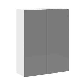 Frameless High-Glossy Gray - 33"W × 42"H Standard Wall Cabinet