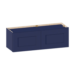 Navy Blue - 36"W × 12"H Standard Wall Cabinet