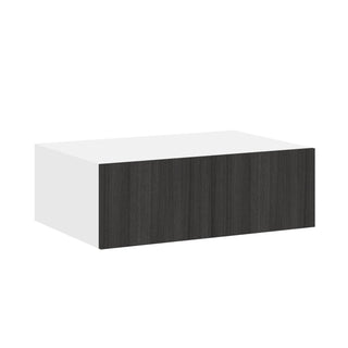 Frameless Oak Shade - 36"W × 12"H Deep (24") Wall Bridge Cabinet