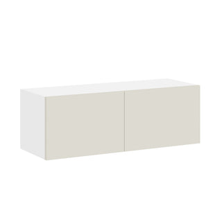 Frameless Matte Ivory - 36"W × 12"H Standard Wall Cabinet