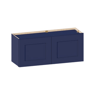Navy Blue - 36"W × 15"H Standard Wall Cabinet
