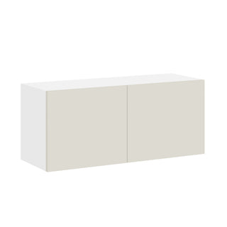 Frameless Matte Ivory - 36"W × 15"H Standard Wall Cabinet