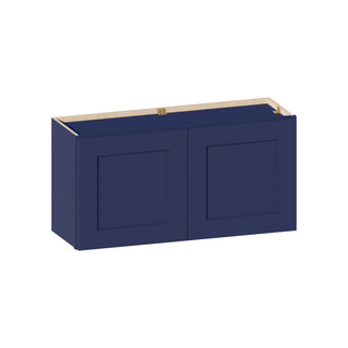 Navy Blue - 36"W × 18"H Standard Wall Cabinet