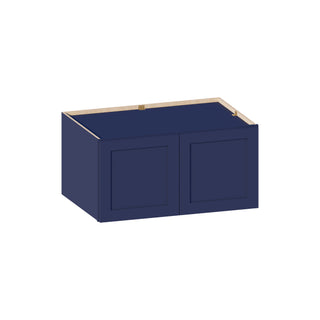 Navy Blue - 36"W × 18"H Deep (24") Wall Bridge Cabinet