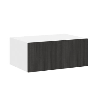 Frameless Oak Shade - 36"W × 18"H Deep (24") Wall Bridge Cabinet