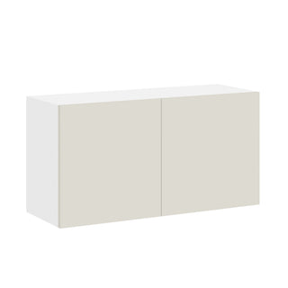 Frameless Matte Ivory - 36"W × 18"H Standard Wall Cabinet