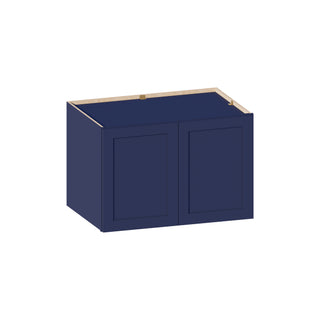 Navy Blue - 36"W × 24"H Deep (24") Wall Bridge Cabinet