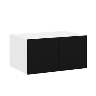 Frameless Matte Black - 36"W × 24"H Deep (24") Wall Bridge Cabinet