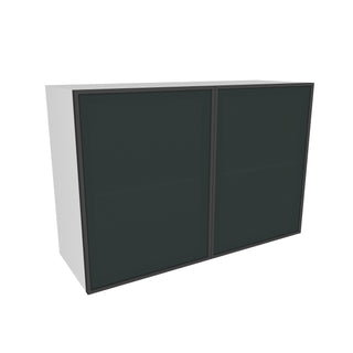 Frameless Midnight Glass - 36"W × 24"H Standard Wall Cabinet