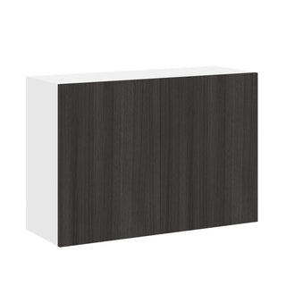 Frameless Oak Shade - 36"W × 24"H Standard Wall Cabinet