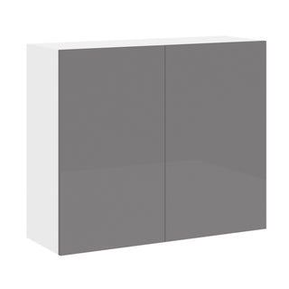 Frameless High-Glossy Gray - 36"W × 30"H Standard Wall Cabinet