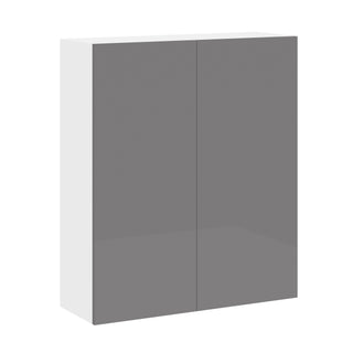 Frameless High-Glossy Gray - 36"W × 42"H Standard Wall Cabinet