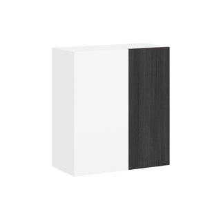 Frameless Oak Shade - 27"W × 30"H Blind Corner Wall Cabinet