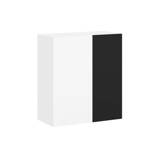Frameless Matte Black - 27"W × 30"H Blind Corner Wall Cabinet