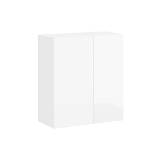 Frameless High-Glossy White - 27"W × 30"H Blind Corner Wall Cabinet
