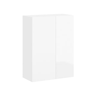 Frameless High-Glossy White - 27"W × 36"H Blind Corner Wall Cabinet