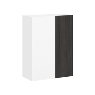 Frameless Oak Shade - 27"W × 36"H Blind Corner Wall Cabinet