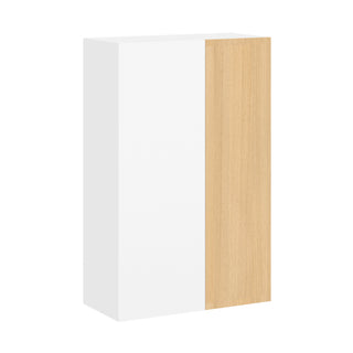 Frameless Oak Blonde - 27"W × 42"H Blind Corner Wall Cabinet