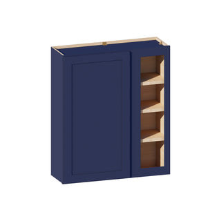 Navy Blue - 36"W × 42"H Blind Corner Wall Cabinet