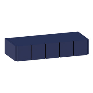 Navy Blue - 30"W × 6"H Spice Drawer Wall Cabinet