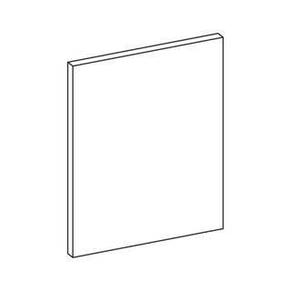 Arcadia Yellow Walnut - 13 - 3/4"W × 42"L End Skin Panel - homecabinets