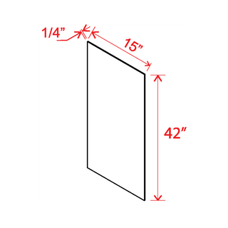Aston Green - 15"W × 42"L Wall Skin Panel - homecabinets