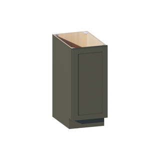 Aston Green - 15"W Full - Height Door Base Cabinet - homecabinets