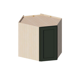 Aston Green - 24"W × 30"H Diagonal Corner Wall Cabinet - homecabinets