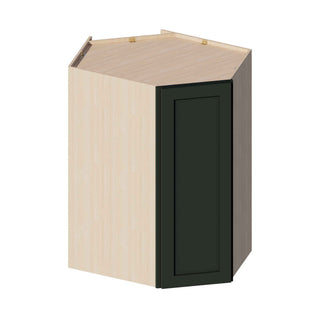 Aston Green - 24"W × 42"H Diagonal Corner Wall Cabinet - homecabinets