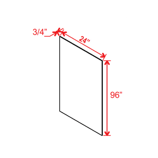 Aston Green - 24"W × 96"L Shelf Board - homecabinets