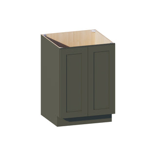 Aston Green - 24"W Full - Height Door Base Cabinet - homecabinets