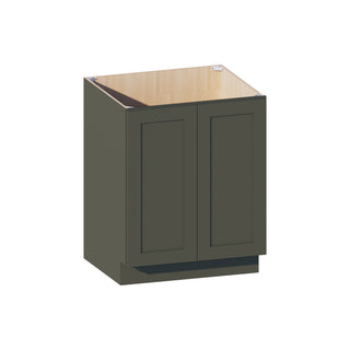 Aston Green - 27"W Full - Height Door Base Cabinet - homecabinets