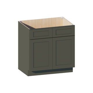 Aston Green - 33"W Vanity Sink Base Cabinet - homecabinets