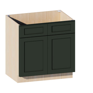 Aston Green - 33"W Vanity Sink Base Cabinet - homecabinets