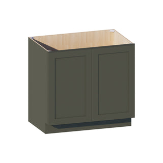 Aston Green - 36"W Full - Height Door Base Cabinet - homecabinets