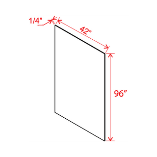 Aston Green - 42"W × 96"L Finished Plywood Panel - homecabinets