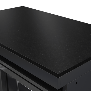 Black - 304 Stainless Steel Modular Outdoor Kitchen 148L Refrigerator - homecabinets