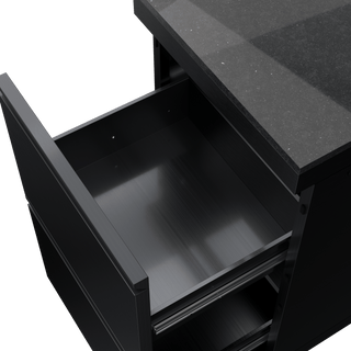 Black - 304 Stainless Steel Modular Outdoor Kitchen Drawer Cabinet - homecabinets