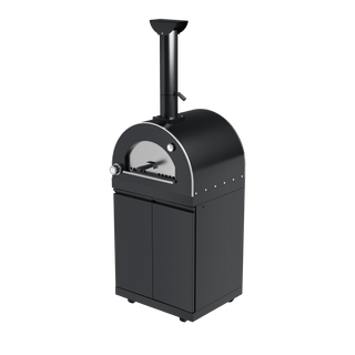 Black - 304 Stainless Steel Modular Outdoor Kitchen Gas Pizza Oven - homecabinets
