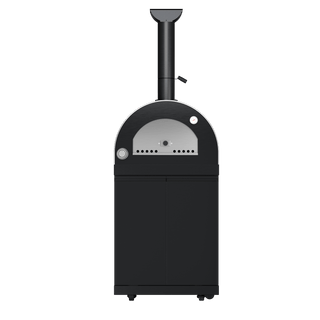 Black - 304 Stainless Steel Modular Outdoor Kitchen Gas Pizza Oven - homecabinets