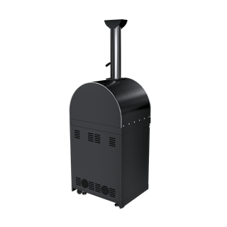 Black - 304 Stainless Steel Modular Outdoor Kitchen Gas Pizza Oven - homecabinets