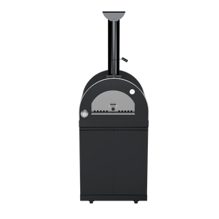 Black - 304 Stainless Steel Modular Outdoor Kitchen Gas Pizza Oven - homecabinets